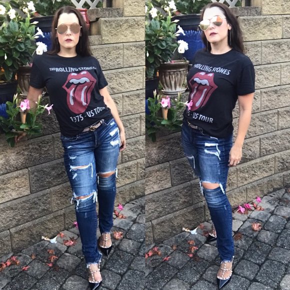 KANCAN Destroyed Dark Denim Skinny Jeans KC5055D - Picture 3 of 11